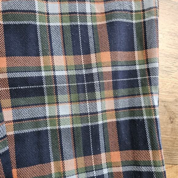 American Eagle Outfitters Super Hi-Rise Skinny Trouser Blue Plaid Ankle Pants 2 - Picture 6 of 13